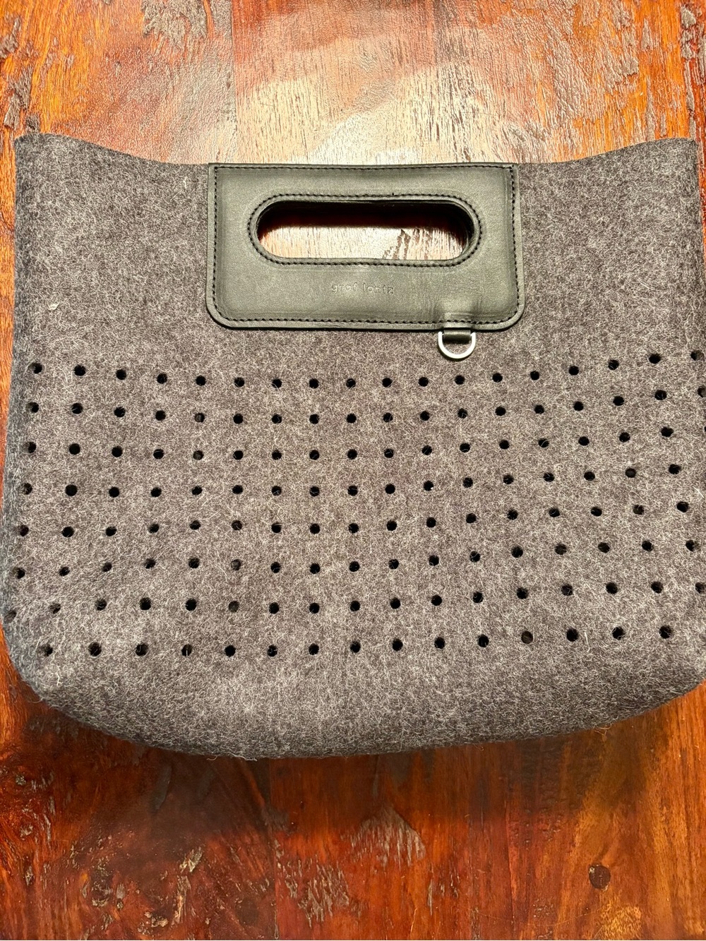 Graf Lantz Asobi Merino Wool Perforated Handheld Tote